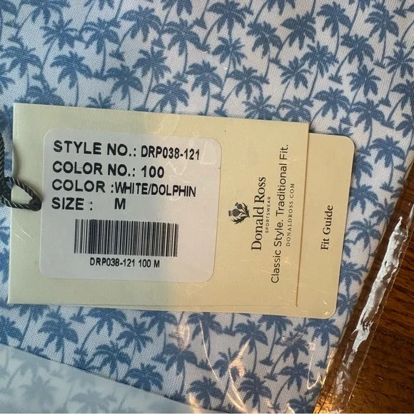 Donald Ross Sportswear Mens Large Golf 1/4 Button Down Polo Short Sleeve Shirt - Picture 3 of 4